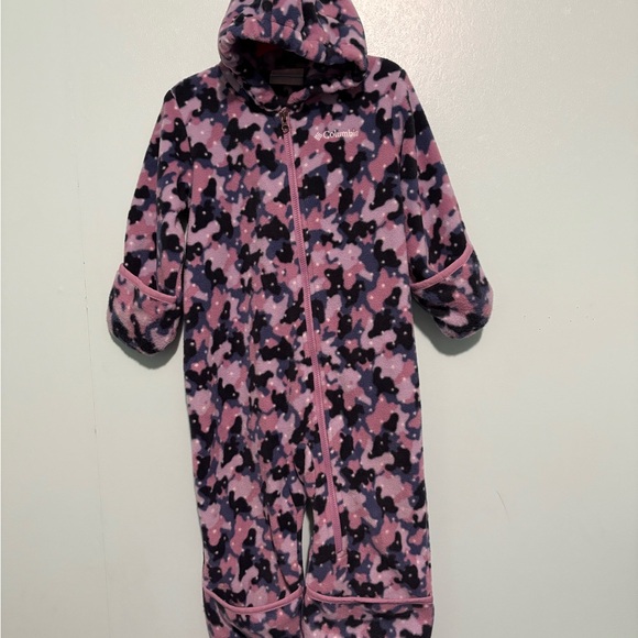 Columbia Other - Columbia Kids Pink and Black Patterned Jacket
